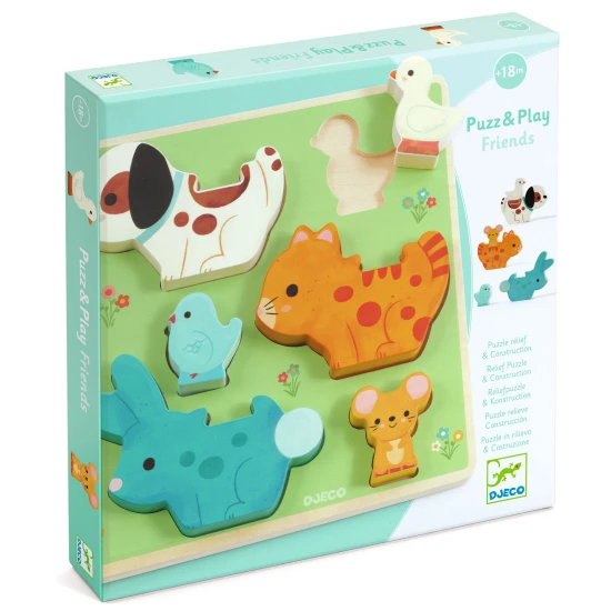 Djeco Holzpuzzle Tierfreunde Djeco Holzpuzzle Tierfreunde
