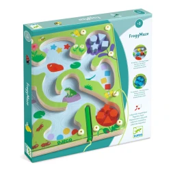 Magnetisches Holzlabyrinth Frosch