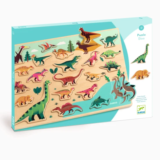 Holzpuzzle Dinosaurier
