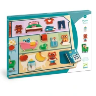 Lernpuzzlehaus aus Holz