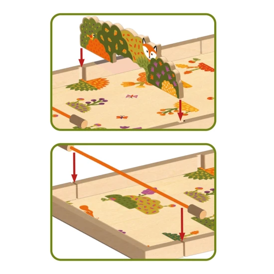 2v1 Pass Animo-Spiel