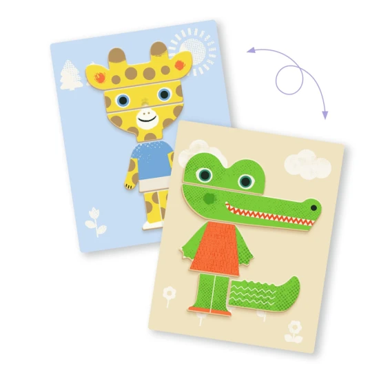 Magnetisches Spielzeug InZeBox Mischtiere