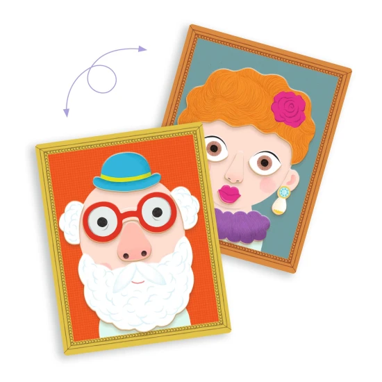 Magnetisches Puzzle Porträts