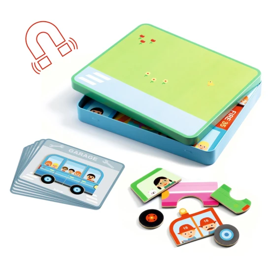 Magnetisches Puzzle Fahrzeuge