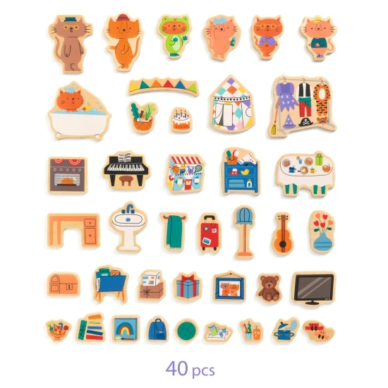 Magnetisches Spielzeug InZeBox Haus