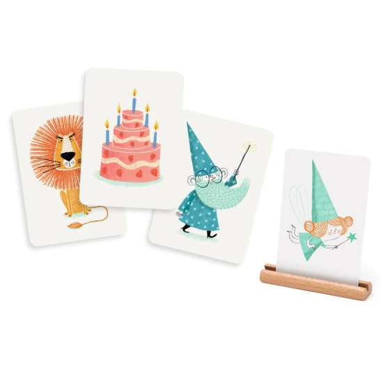 Kartenspiel Téki-Tékoi – ein rasantes und unterhaltsames Spiel für Kinder, das Beobachtungsgabe und Konzentration fördert.