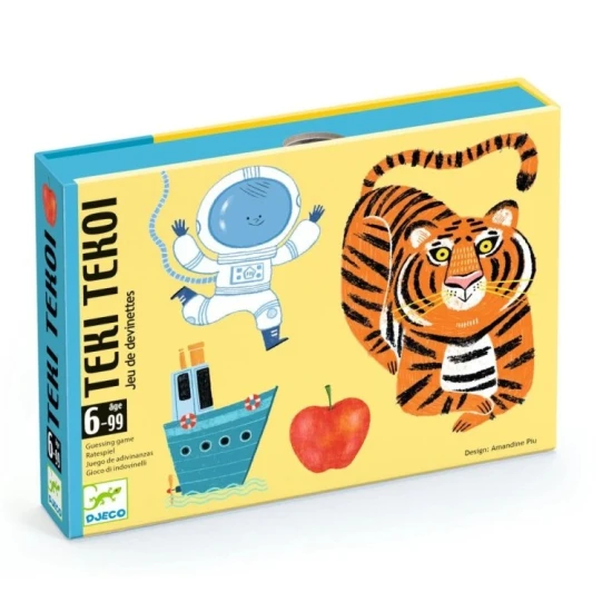 Das Kartenspiel Téki-Tékoi – ein schnelles und lustiges Spiel für Kinder, fördert Beobachtungsgabe und Konzentration.
