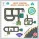 Crazy Motors City Circuit (Riesiges Puzzle – 26 Teile)
