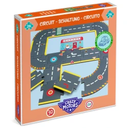 Crazy Motors City Circuit (Riesiges Puzzle – 26 Teile)