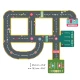 Crazy Motors City Circuit (Riesiges Puzzle – 26 Teile)