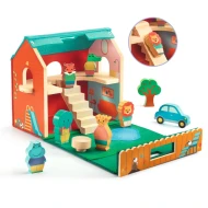 Holzhaus mit Tieren SoftiHouse