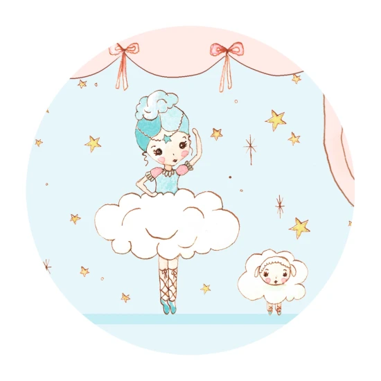 Spieluhr mit 3 Schubladen, Ballerina auf der Bühne