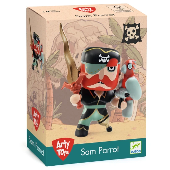 Arty Toys Piratenfigur Sam Parrot