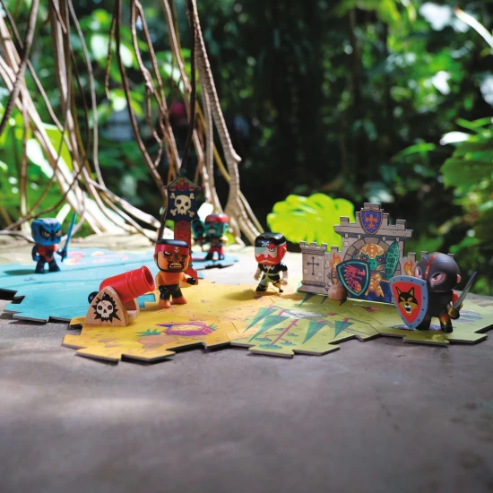 Arty Toys Riesenpuzzle „Piraten gegen Ritter“ (30 Teile)