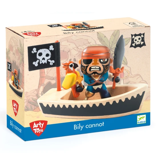 Arty Toys Piratenfigur Billy kann nicht mit Boot