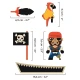 Arty Toys Piratenfigur Billy kann nicht mit Boot