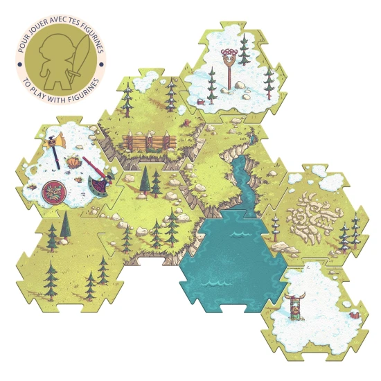 Arty Toys Puzzl Up und Viking Alric Barbarious Figur