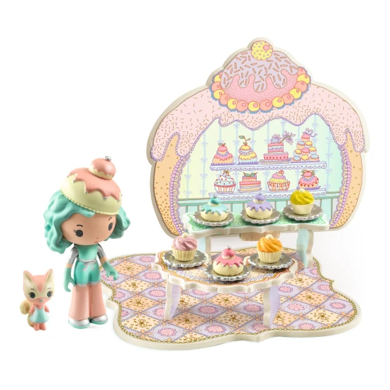 Djeco Tinyly Konditorei-Stand Tiny Cakes Djeco Tinyly Konditorei-Stand Tiny Cakes