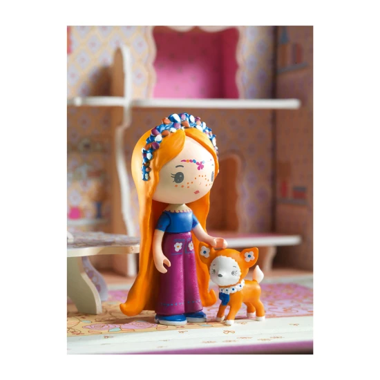 Tinyly Figuren Bluchka & Hund Indie im Wohnwagen