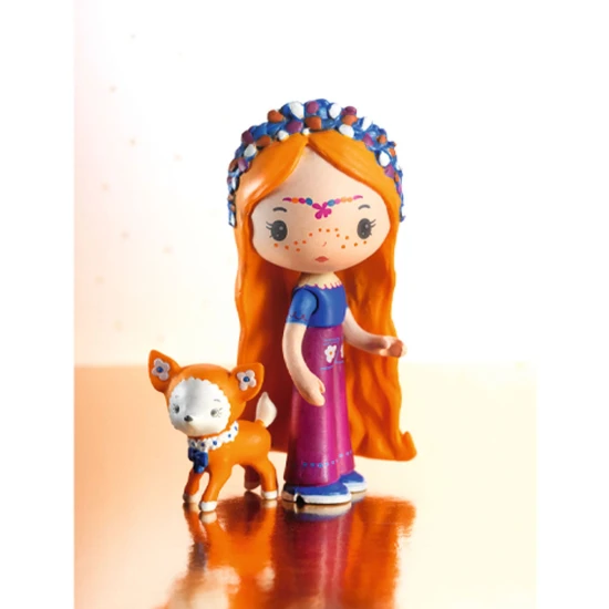 Tinyly Figuren Bluchka & Hund Indie im Wohnwagen