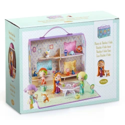 Tinyly Figuren Bluchka & Hund Indie im Wohnwagen