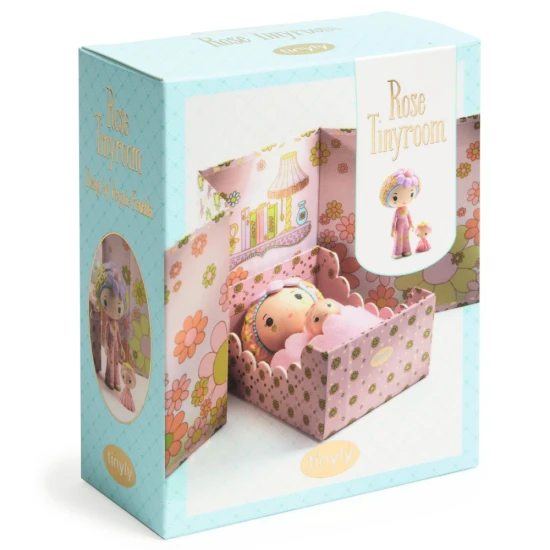 Winzige Figuren für Kinder - Rose & Blume mit illustrierter Box