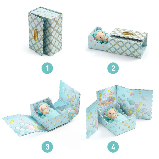 Tinyly Figuren in der Box Blau und Bubble