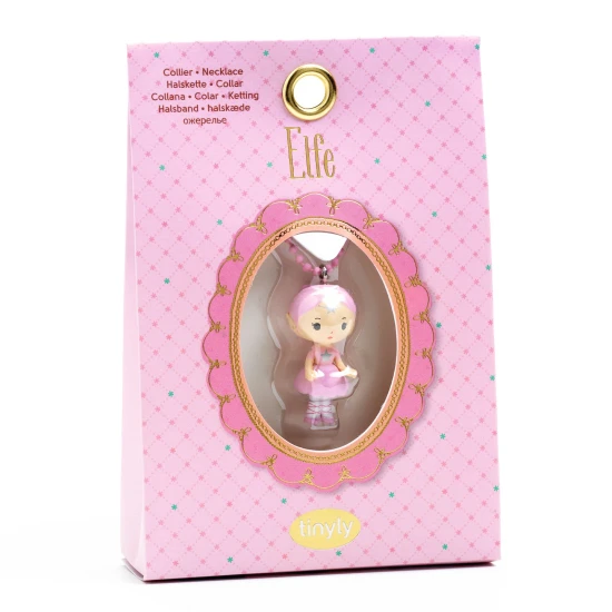 Winzige Halskette mit Elfenanhänger