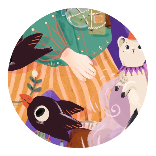 Riesenpuzzle Zauberer Pio, 36 Teile