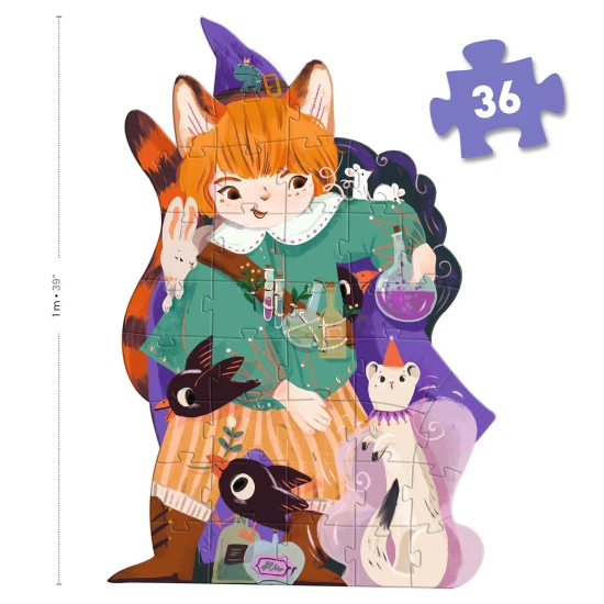 Riesenpuzzle Zauberer Pio, 36 Teile