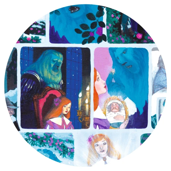 Märchenpuzzle Die Schöne und das Biest, 100 Teile