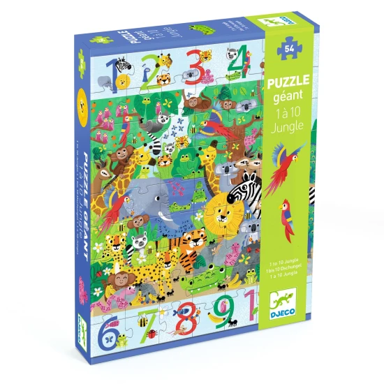 Riesiges Lernpuzzle Dschungel, 54 Teile
