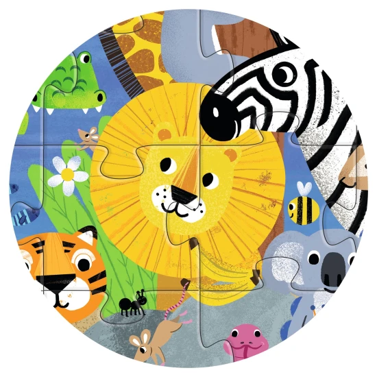 Riesiges Lernpuzzle Dschungel, 54 Teile