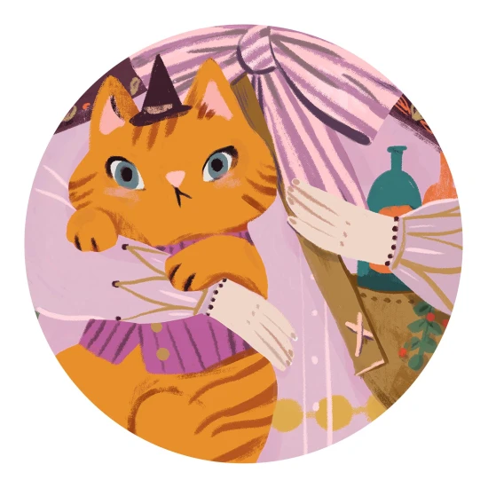 Riesenpuzzle Hexenlilie, 36 Teile