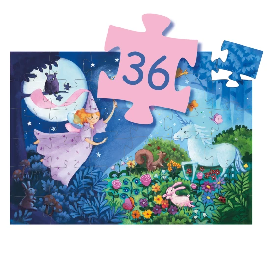 Feen- und Einhorn-Puzzle, 36 Teile