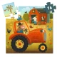 Traktor-Puzzle, 16 Teile