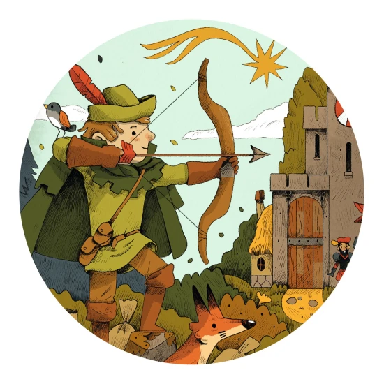 Robin Hood Puzzle, 36 Teile