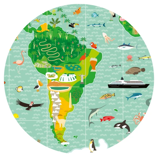 Discovery-Puzzle „Monumente der Welt“, 200 Teile