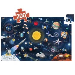Beobachtungs-Puzzle Weltraum 200 Teile