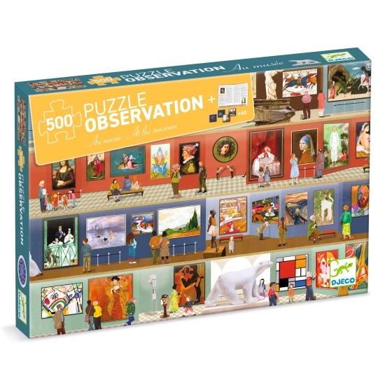 Djeco Puzzle Im Museum 500 Teile Djeco Puzzle Im Museum 500 Teile DJ07415
