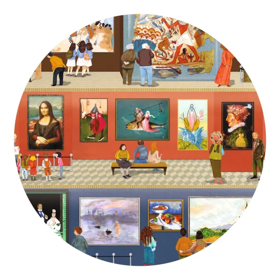 Djeco Puzzle Im Museum 500 Teile Djeco Puzzle Im Museum 500 Teile DJ07415