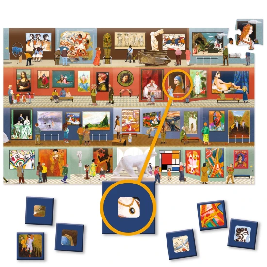 Djeco Puzzle Im Museum 500 Teile Djeco Puzzle Im Museum 500 Teile DJ07415