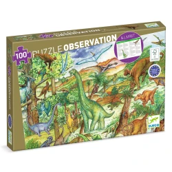 Entdecker-Puzzle Dinosaurier 100 Teile