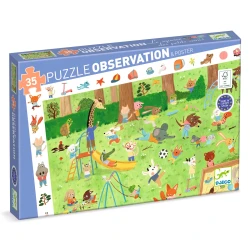 Entdeckungspuzzle „Garten der kleinen Freunde“, 35 Teile