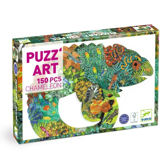 Kunstpuzzle Chamäleon, 150 Teile