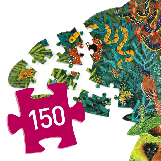 Kunstpuzzle Chamäleon, 150 Teile
