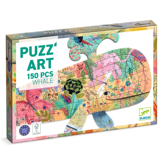 Künstlerisches Puzzle Wal, 150 Teile