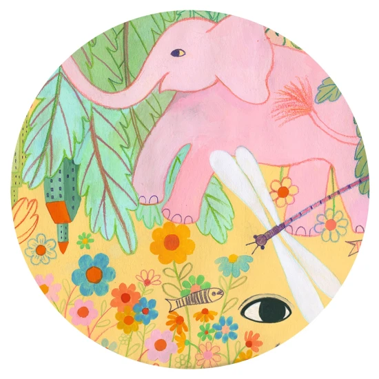 Künstlerisches Puzzle Wal, 150 Teile