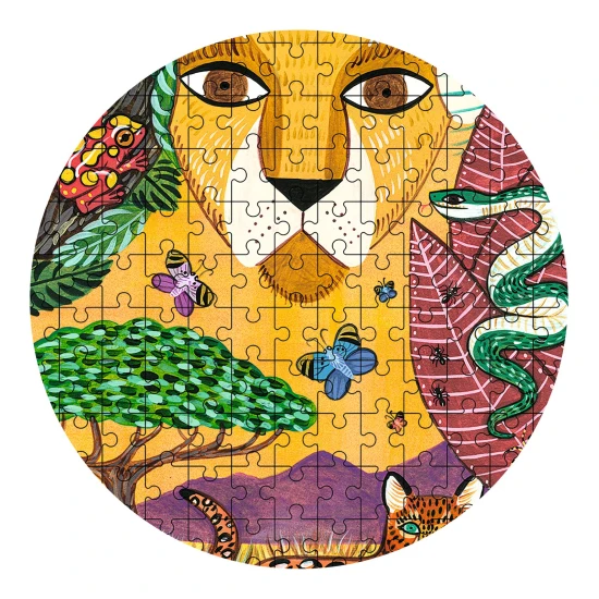 Kunstpuzzle Löwe, 350 Teile