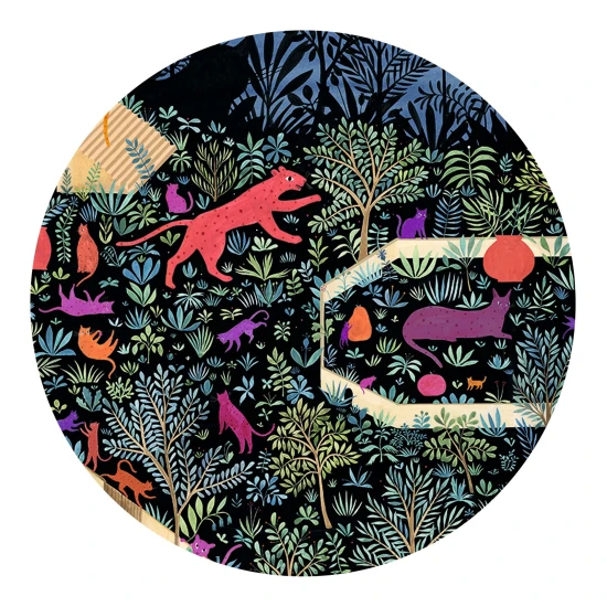 Puzzle Gallery Königreich der Katzen, 500 Teile